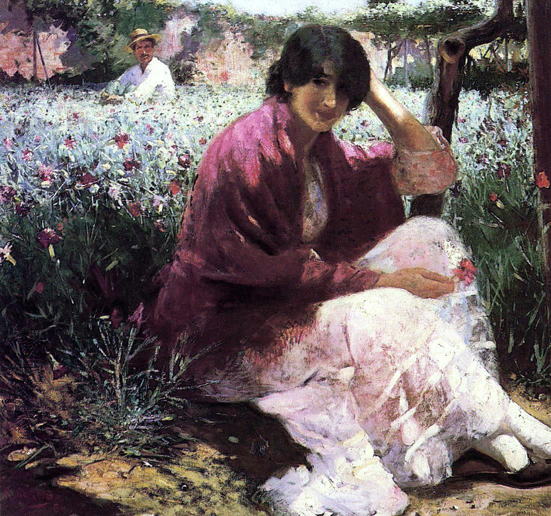 Abbott Handerson Thayer The Garden - Hand Painted Oil Painting