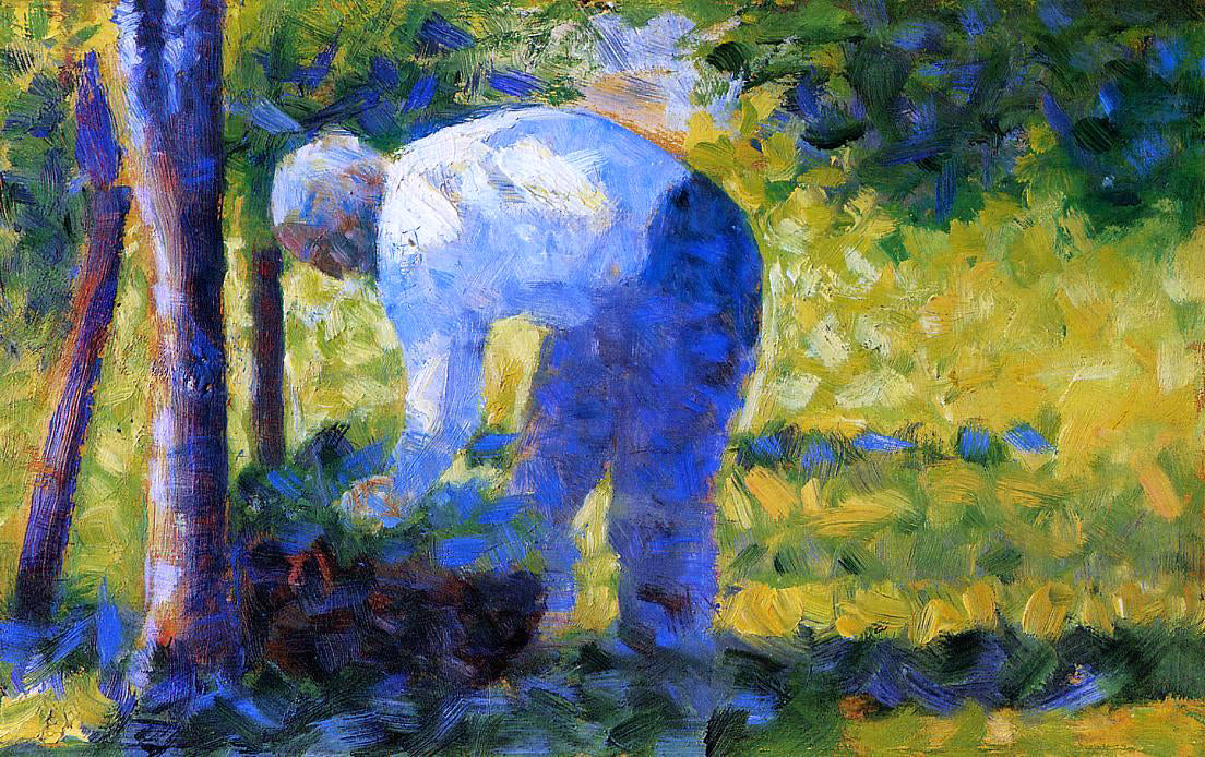 Georges Seurat The Gardener - Hand Painted Oil Painting