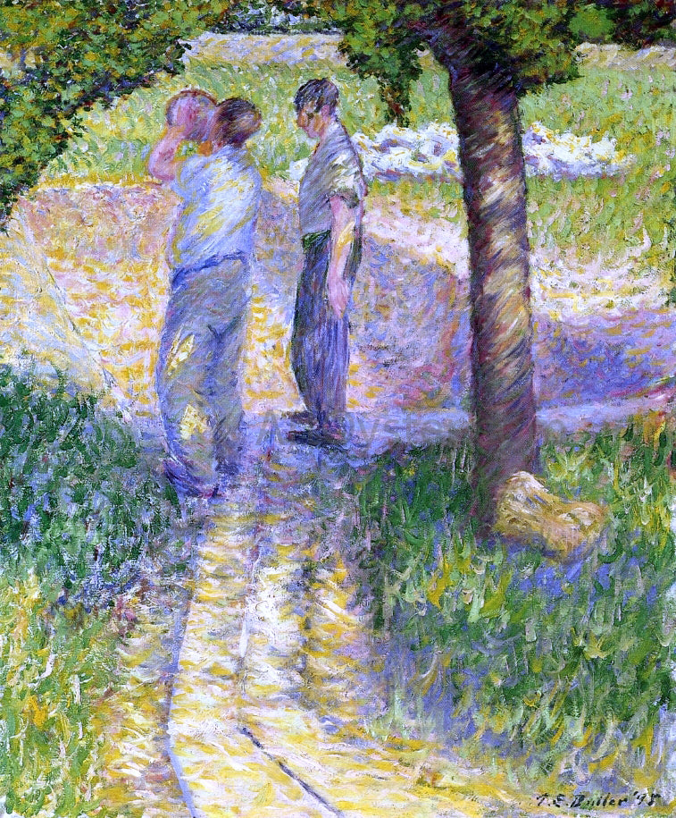 Theodore Earl Butler The Gardeners - Hand Painted Oil Painting