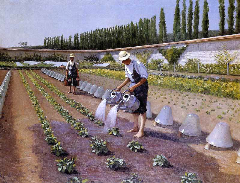 Gustave Caillebotte The Gardeners - Hand Painted Oil Painting