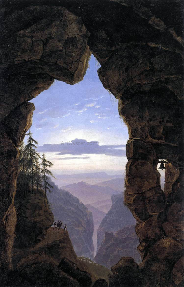 Karl Friedrich Schinkel The Gate in the Rocks - Hand Painted Oil Painting