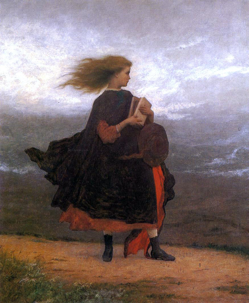 Eastman Johnson The Girl I Left Behind Me - Hand Painted Oil Painting