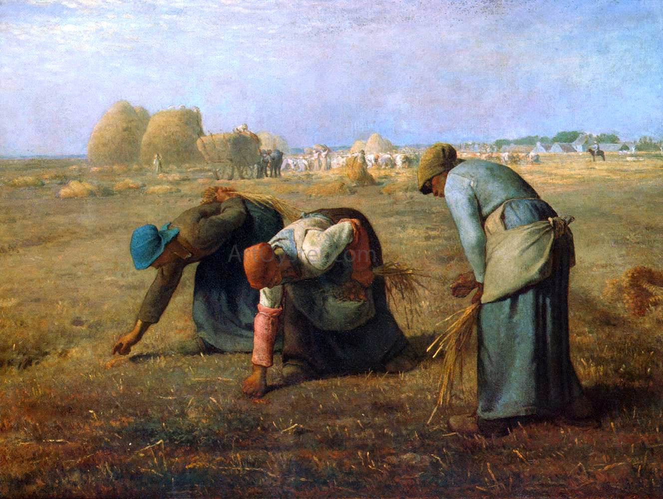  Jean-Francois Millet The Gleaners - Hand Painted Oil Painting