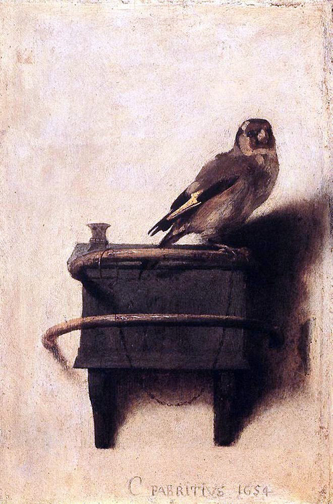 Carel Fabritius The Goldfinch - Hand Painted Oil Painting