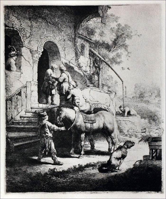 Rembrandt Van Rijn The Good Samaritan - Hand Painted Oil Painting