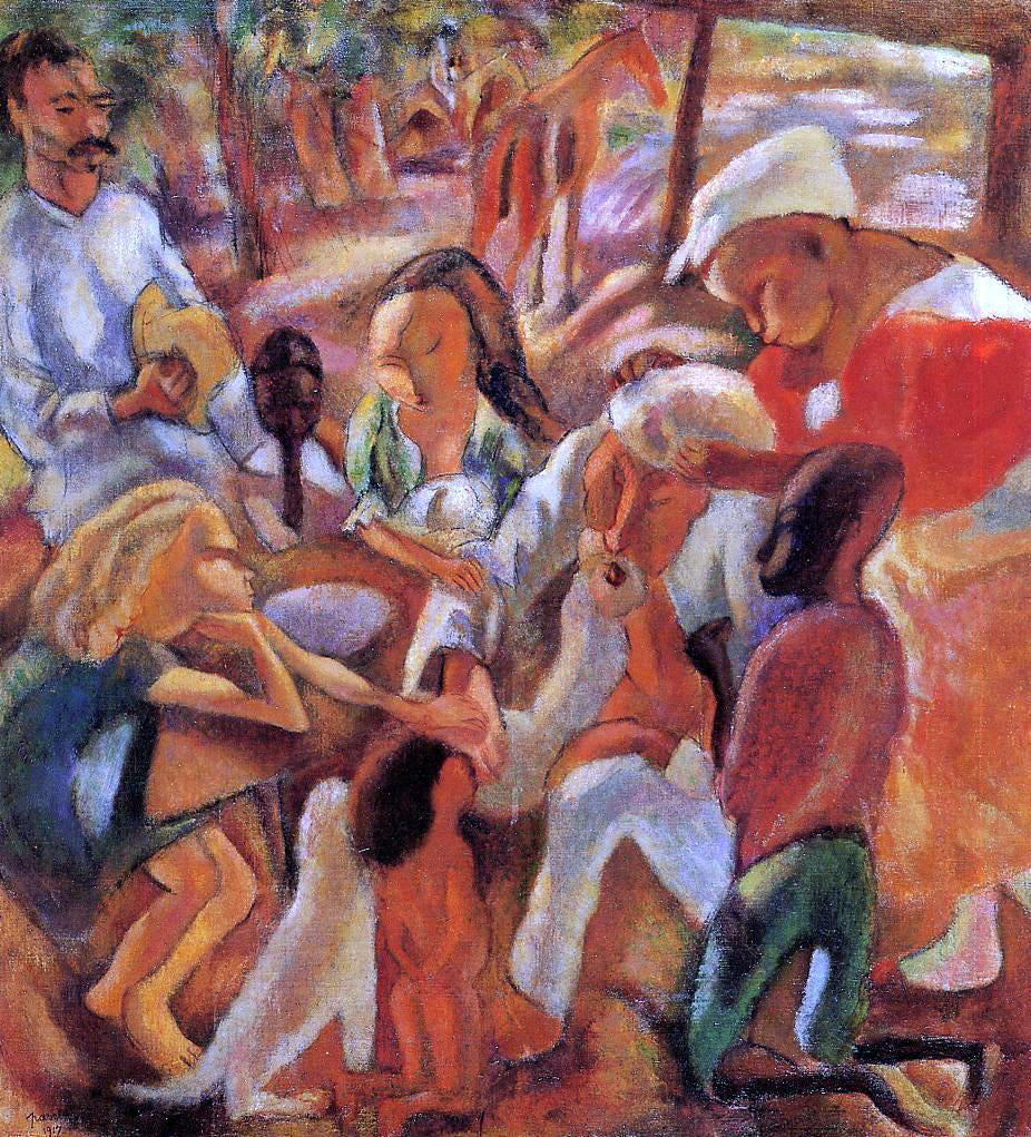 Jules Pascin Good Samaritans - Hand Painted Oil Painting