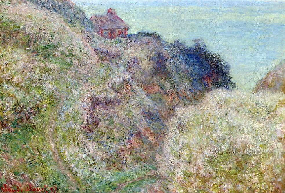 Claude Oscar Monet The Gorge du Petit Ailly, Verengeville, Grey Weather - Hand Painted Oil Painting