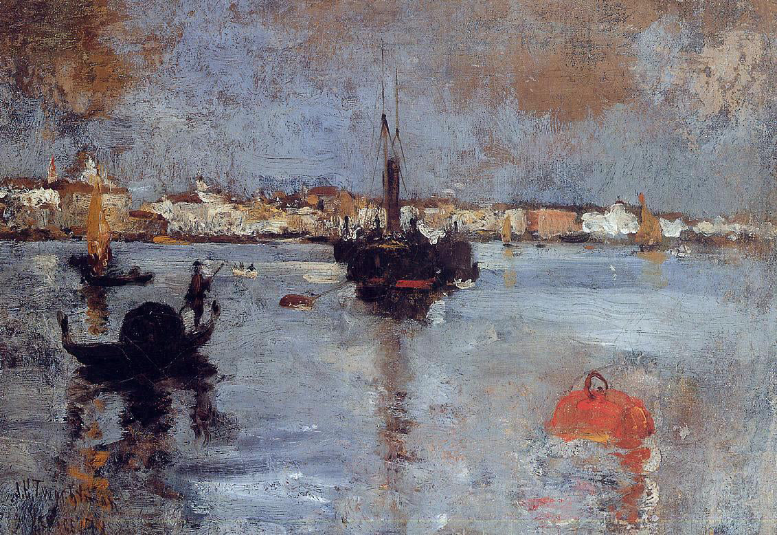 John Twachtman The Grand Canal, Venice - Hand Painted Oil Painting