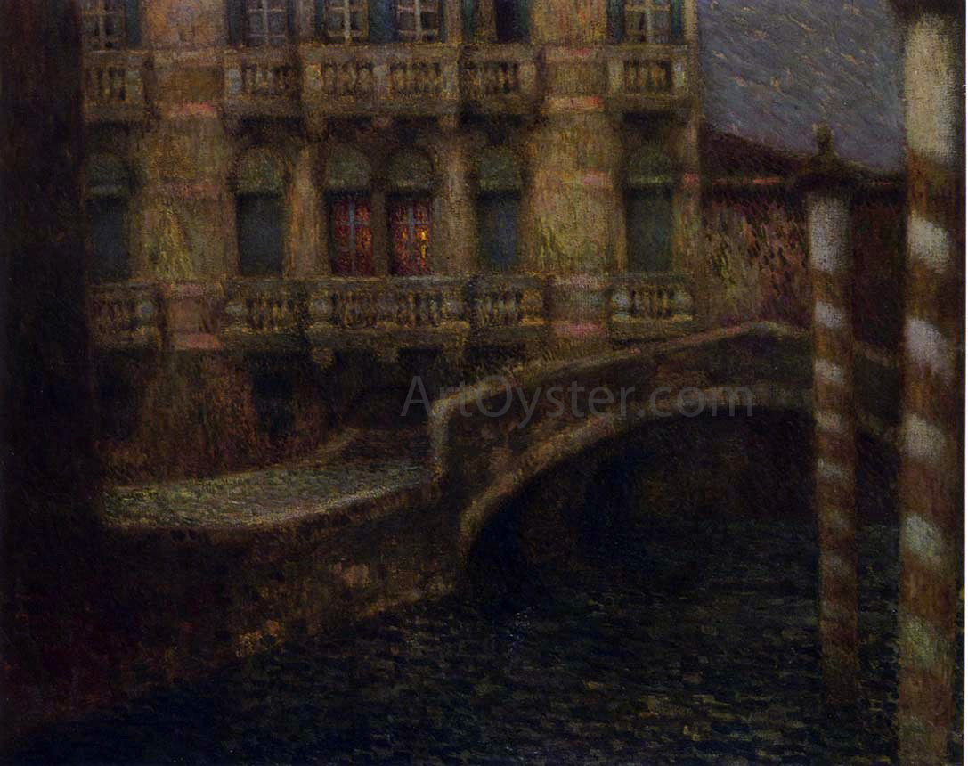 Henri Le Sidaner The Gray Palace - Hand Painted Oil Painting