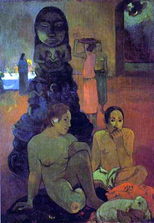 Paul Gauguin The Great Buddah - Hand Painted Oil Painting