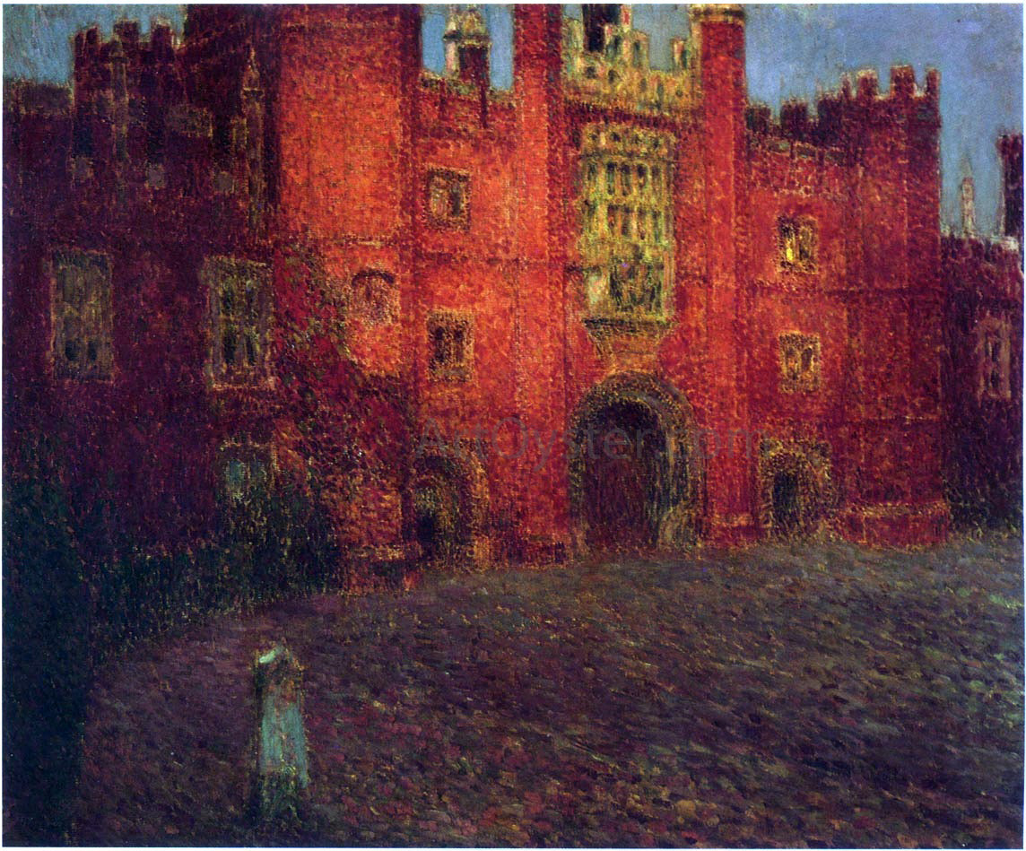 Henri Le Sidaner The Great Gate at Hampton Court - Hand Painted Oil Painting