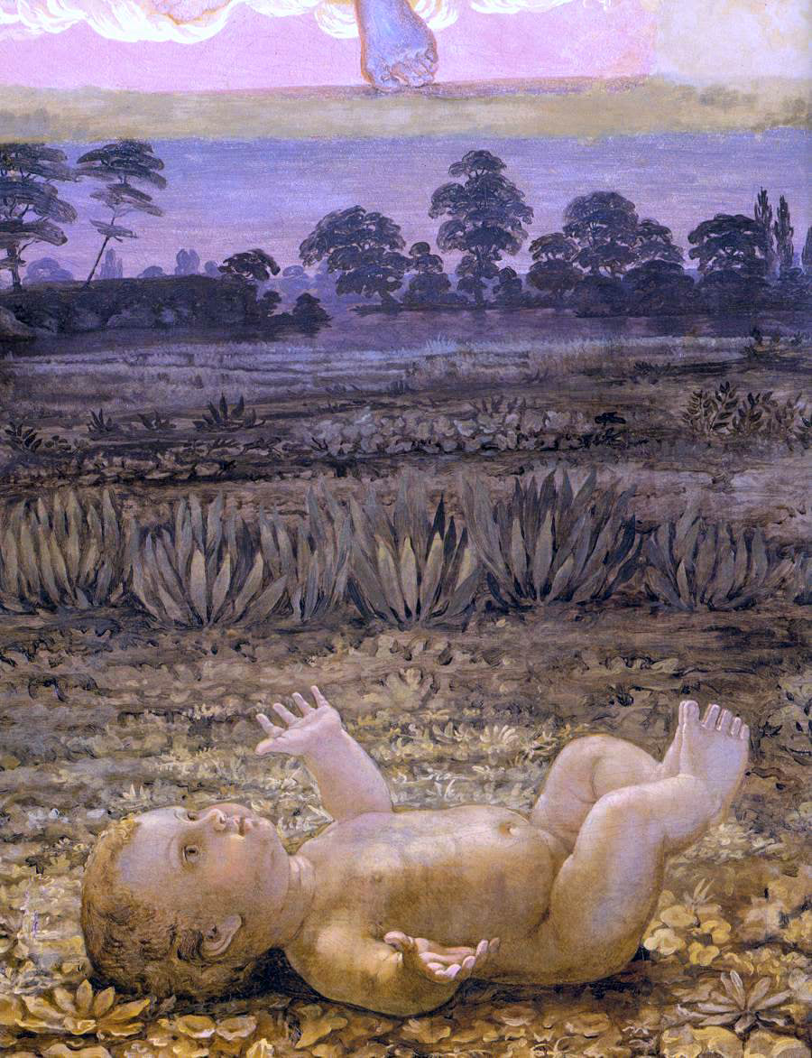 Philipp Otto Runge The Great Morning (detail) - Hand Painted Oil Painting