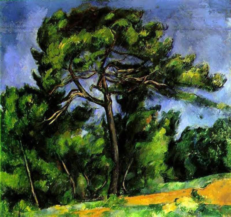  Paul Cezanne The Great Pine - Hand Painted Oil Painting