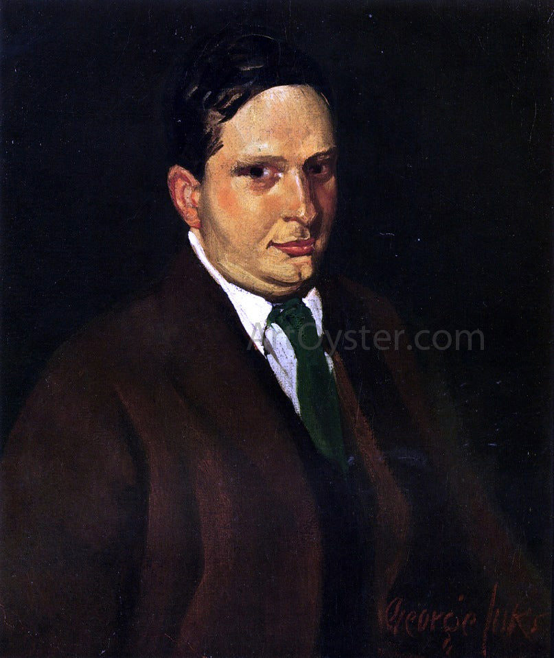  George Luks The Green Tie (also known as Portrait of Edward H. Smith) - Hand Painted Oil Painting
