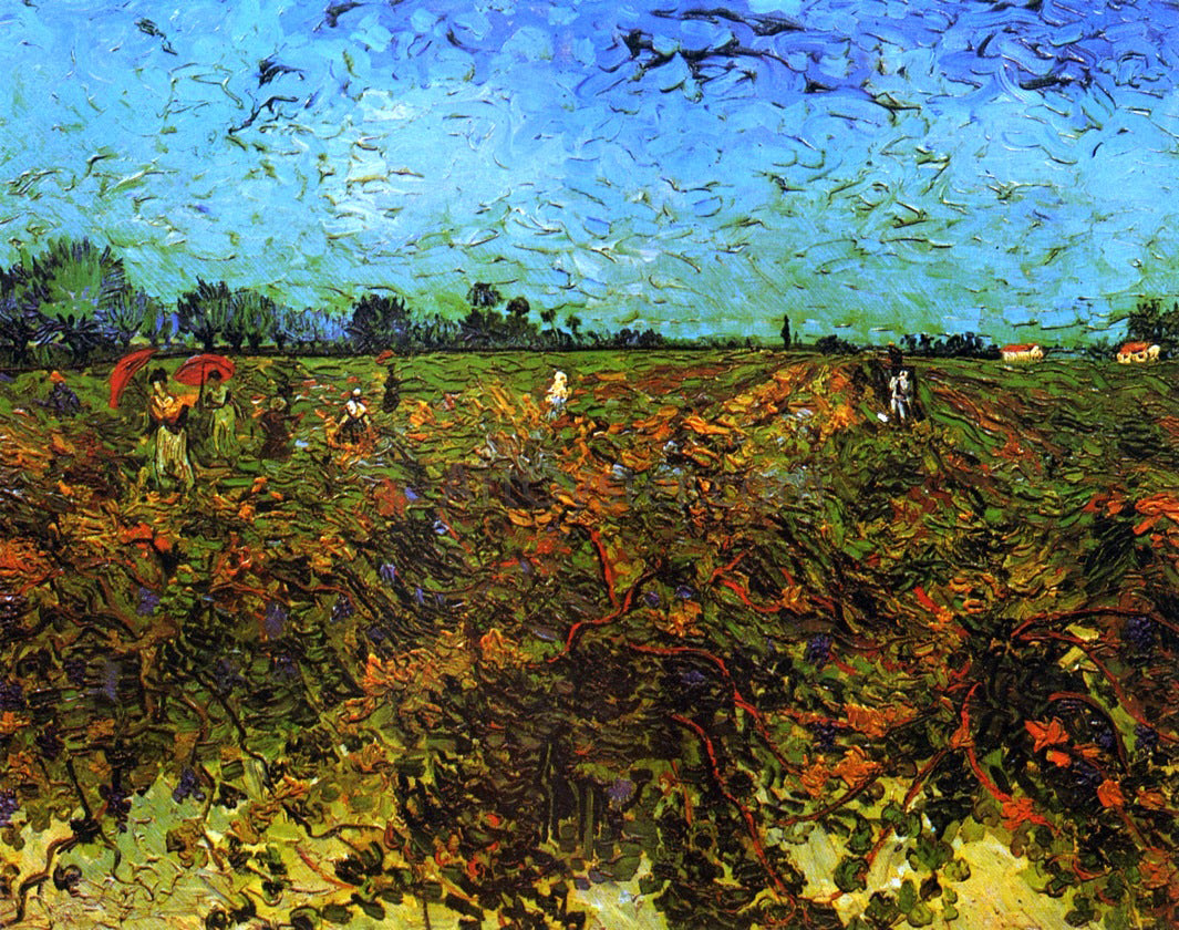 Vincent Van Gogh The Green Vineyard - Hand Painted Oil Painting