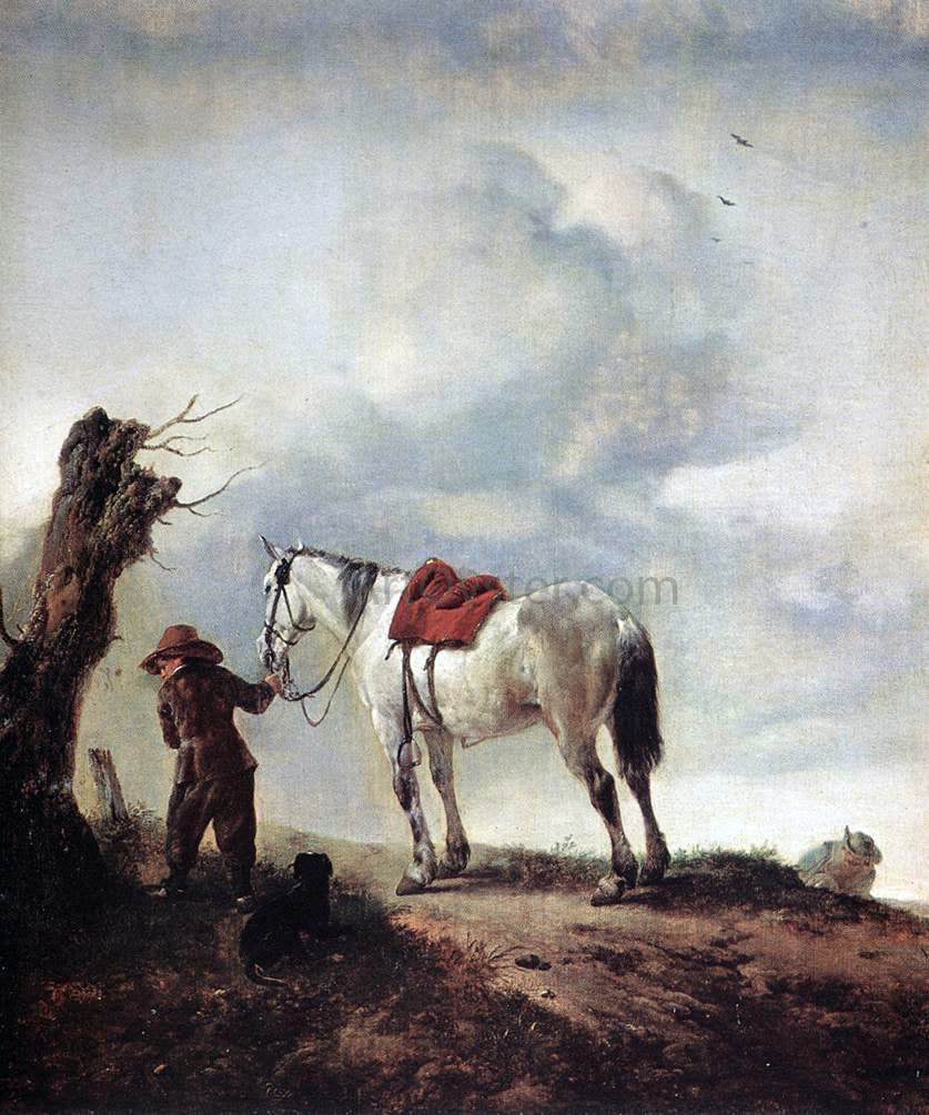 Philips Wouwerman The Grey - Hand Painted Oil Painting