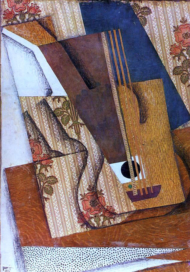 Juan Gris The Guitar - Hand Painted Oil Painting
