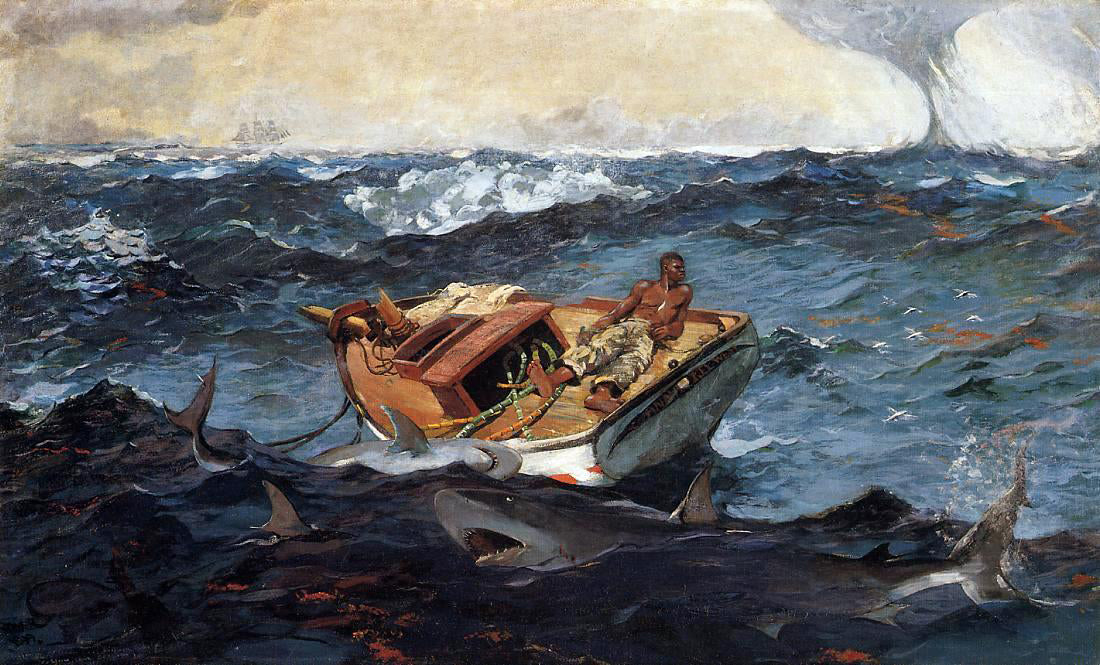 Winslow Homer The Gulf Stream - Hand Painted Oil Painting