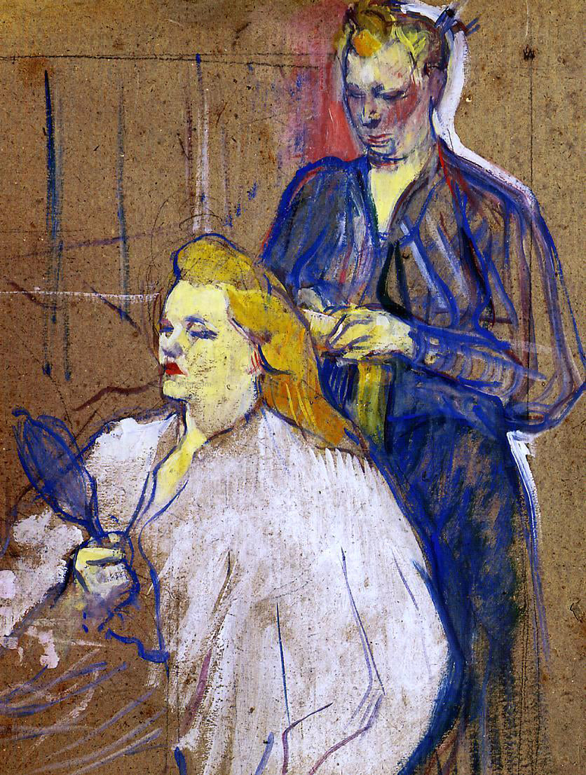 Henri De Toulouse-Lautrec The Hairdo - Hand Painted Oil Painting