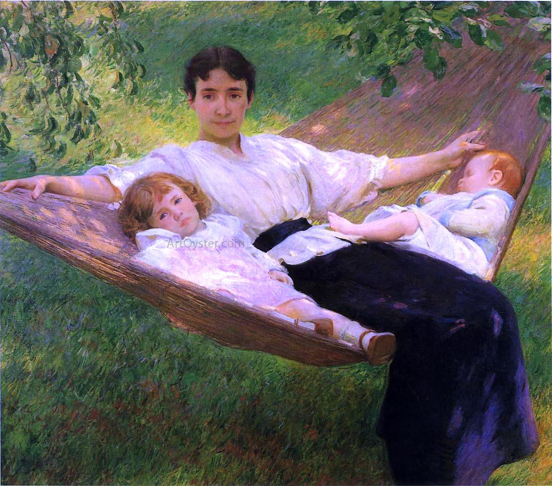  Joseph DeCamp The Hammock - Hand Painted Oil Painting