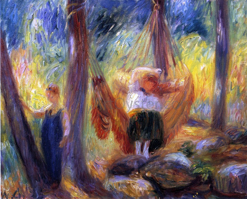 William James Glackens The Hammock - Hand Painted Oil Painting
