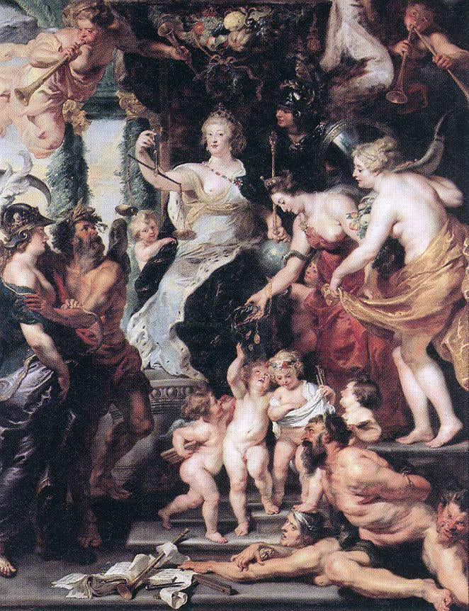 Peter Paul Rubens The Happiness of the Regency - Hand Painted Oil Painting