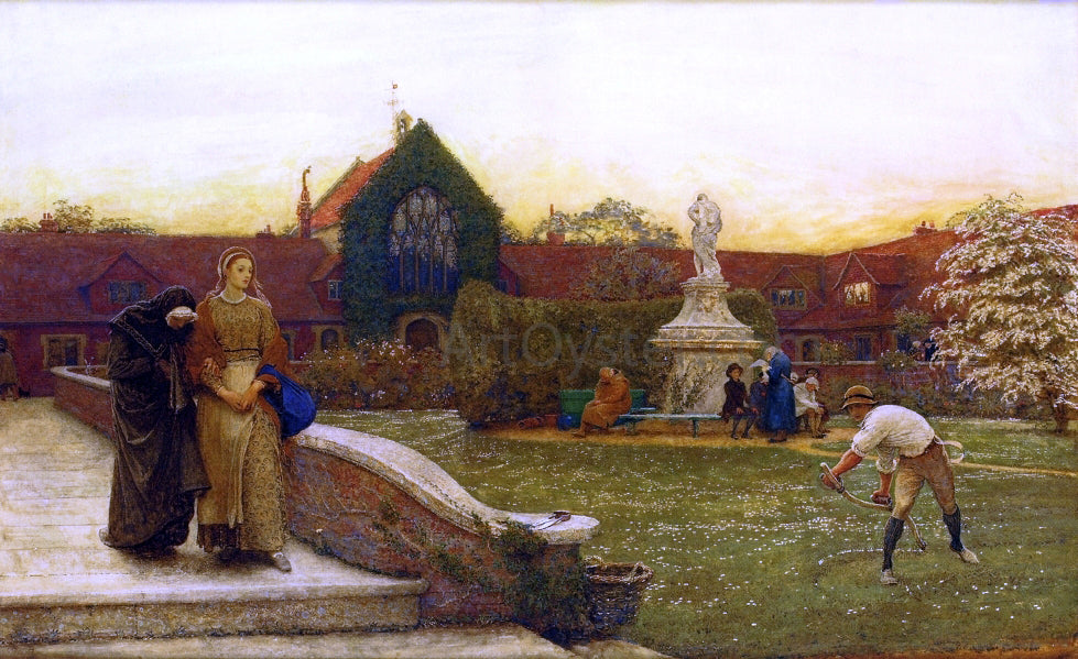Frederick Walker The Harbour of Refuge - Hand Painted Oil Painting
