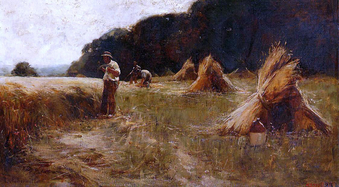 Leon Augustin L'hermitte) The Harvesters - Hand Painted Oil Painting