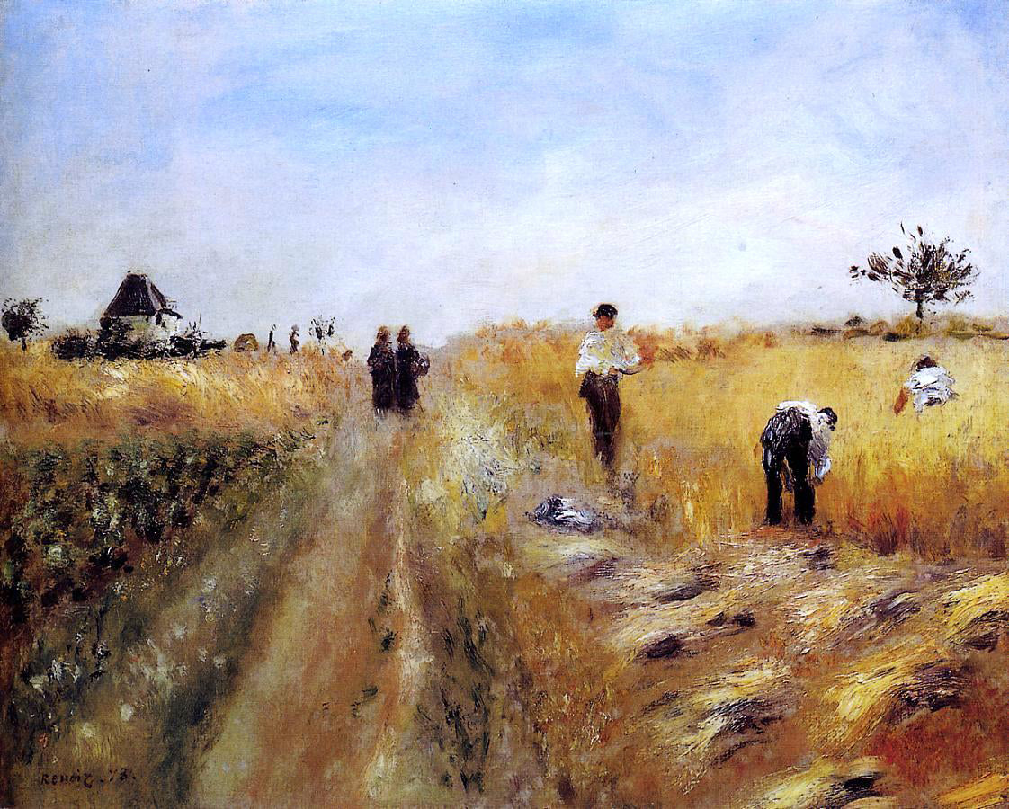 Pierre Auguste Renoir The Harvesters - Hand Painted Oil Painting