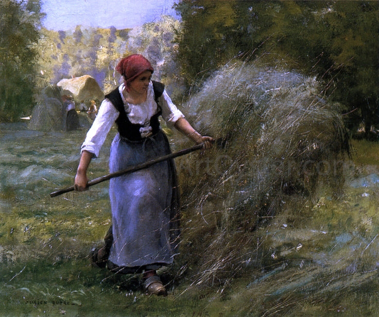 Julien Dupre The Haymaker - Hand Painted Oil Painting