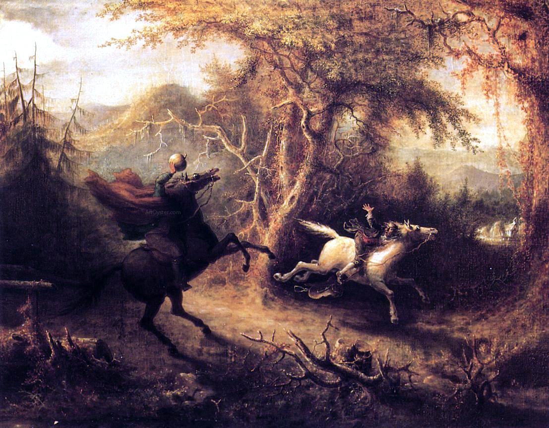  John Quidor The Headless Horseman - Hand Painted Oil Painting