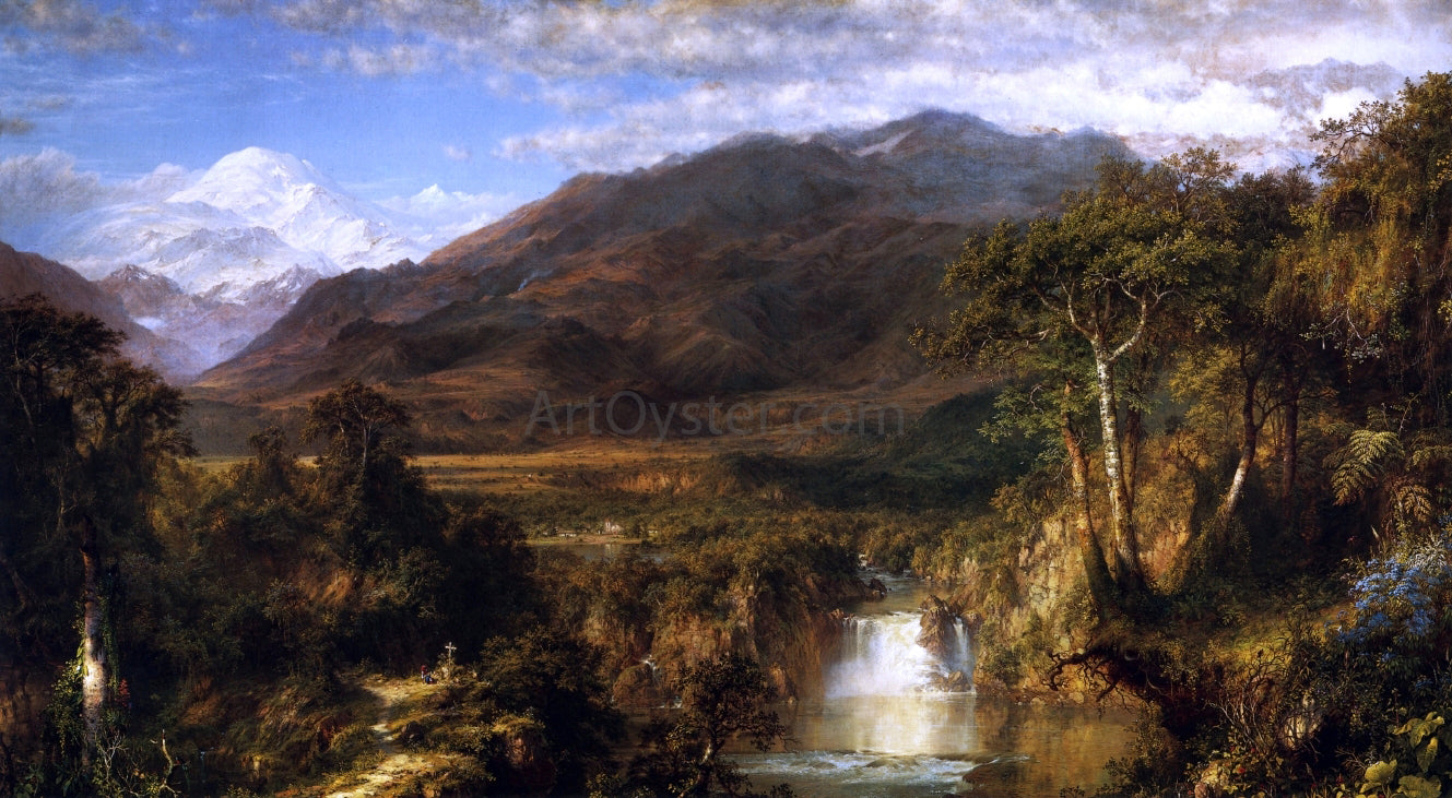 Frederic Edwin Church The Heart of the Andes - Hand Painted Oil Painting