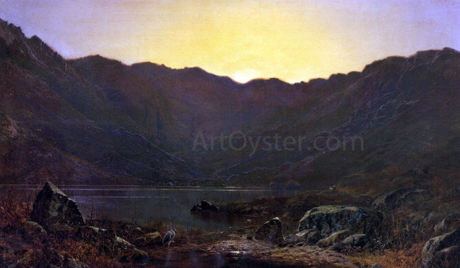 John Atkinson Grimshaw The Heron's Haunt - Hand Painted Oil Painting