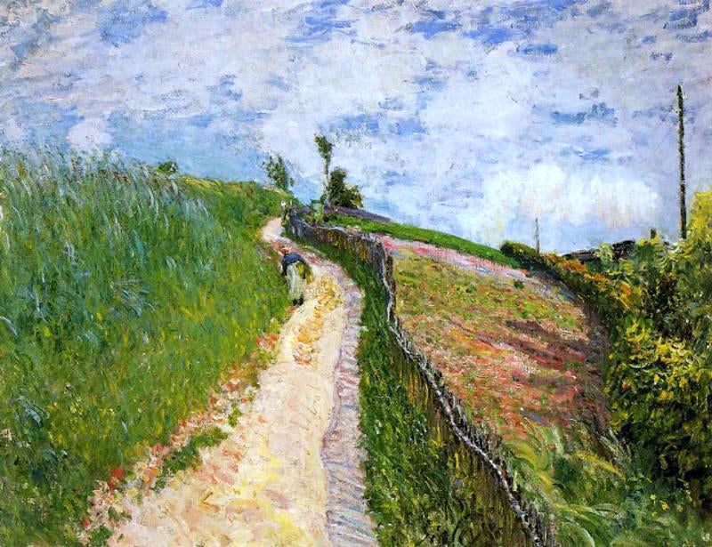 Alfred Sisley The Hill Path, Ville d'Avray - Hand Painted Oil Painting