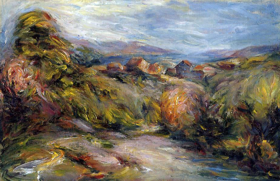  Pierre Auguste Renoir The Hills of Cagnes - Hand Painted Oil Painting