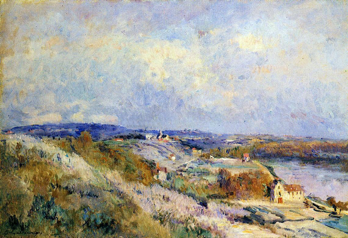Albert Lebourg The Hills of Herblay in Spring - Hand Painted Oil Painting