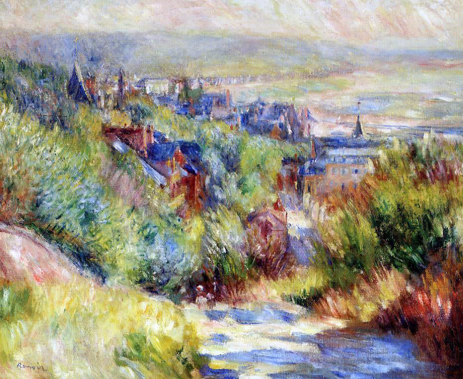 Pierre Auguste Renoir The Hills of Trouville - Hand Painted Oil Painting