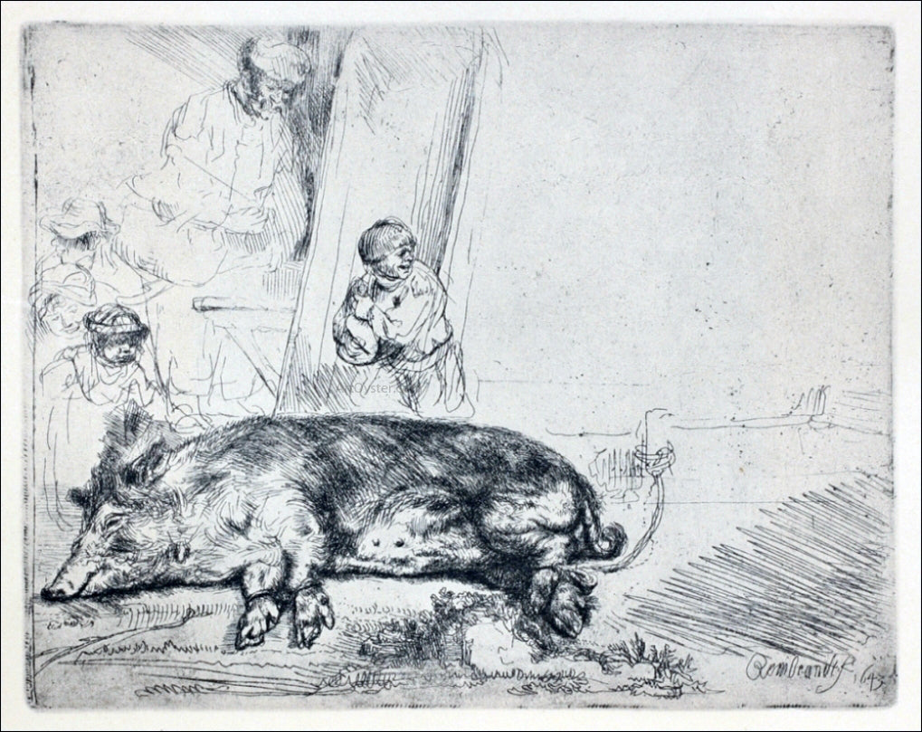 Rembrandt Van Rijn The Hog - Hand Painted Oil Painting