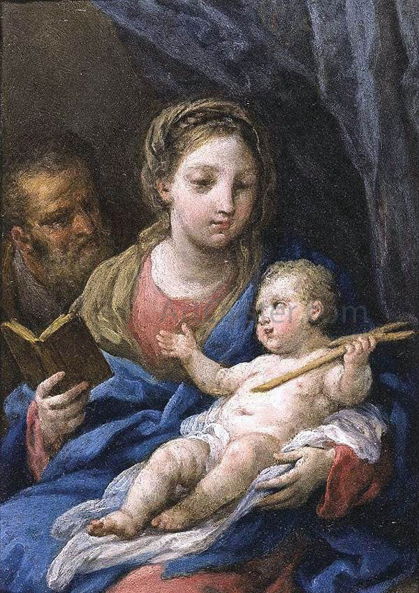 Sebastiano Conca The Holy Family - Hand Painted Oil Painting