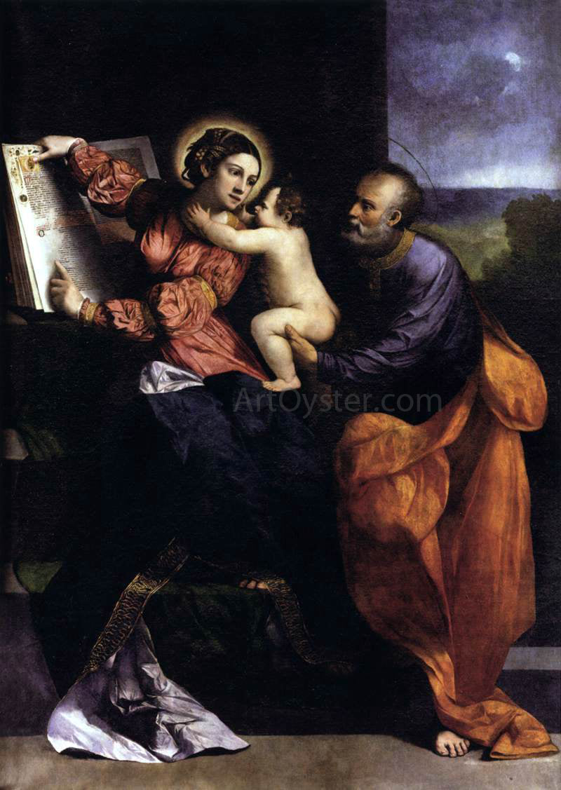 Dosso Dossi The Holy Family - Hand Painted Oil Painting