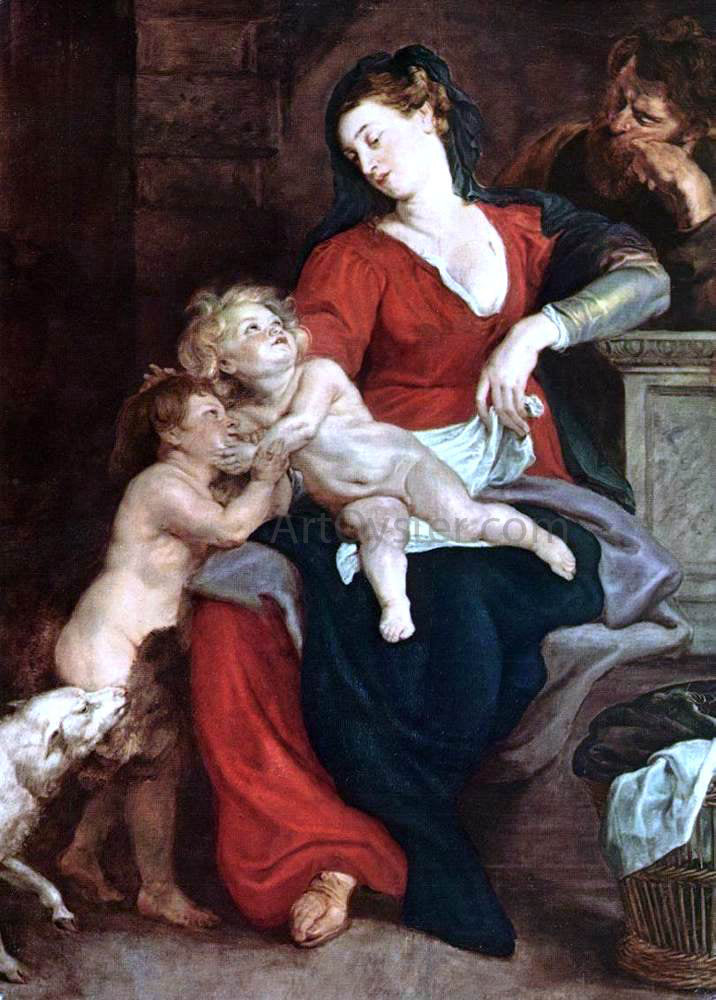 Peter Paul Rubens The Holy Family with the Basket - Hand Painted Oil Painting