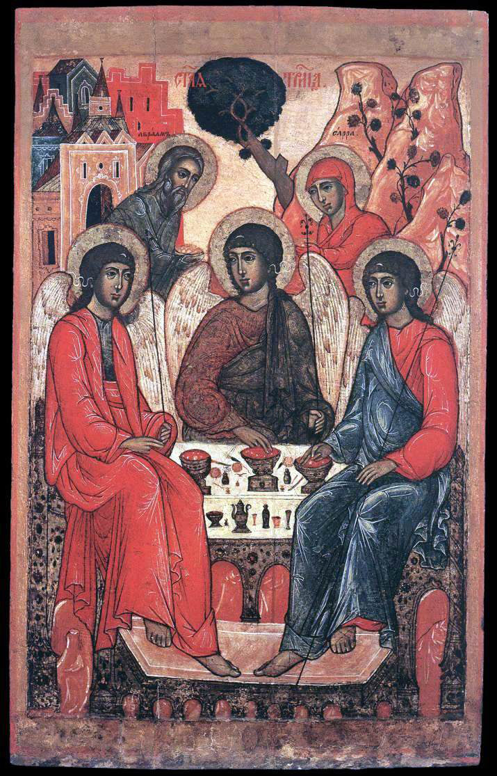 Unknown Painters Masters The Holy Trinity - Hand Painted Oil Painting