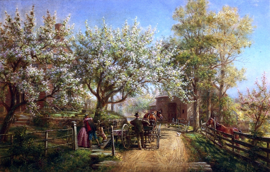 Edward Lamson Henry The Homecoming - Hand Painted Oil Painting