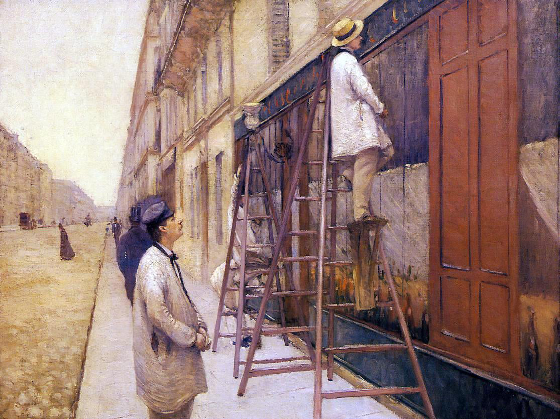Gustave Caillebotte The House Painters - Hand Painted Oil Painting
