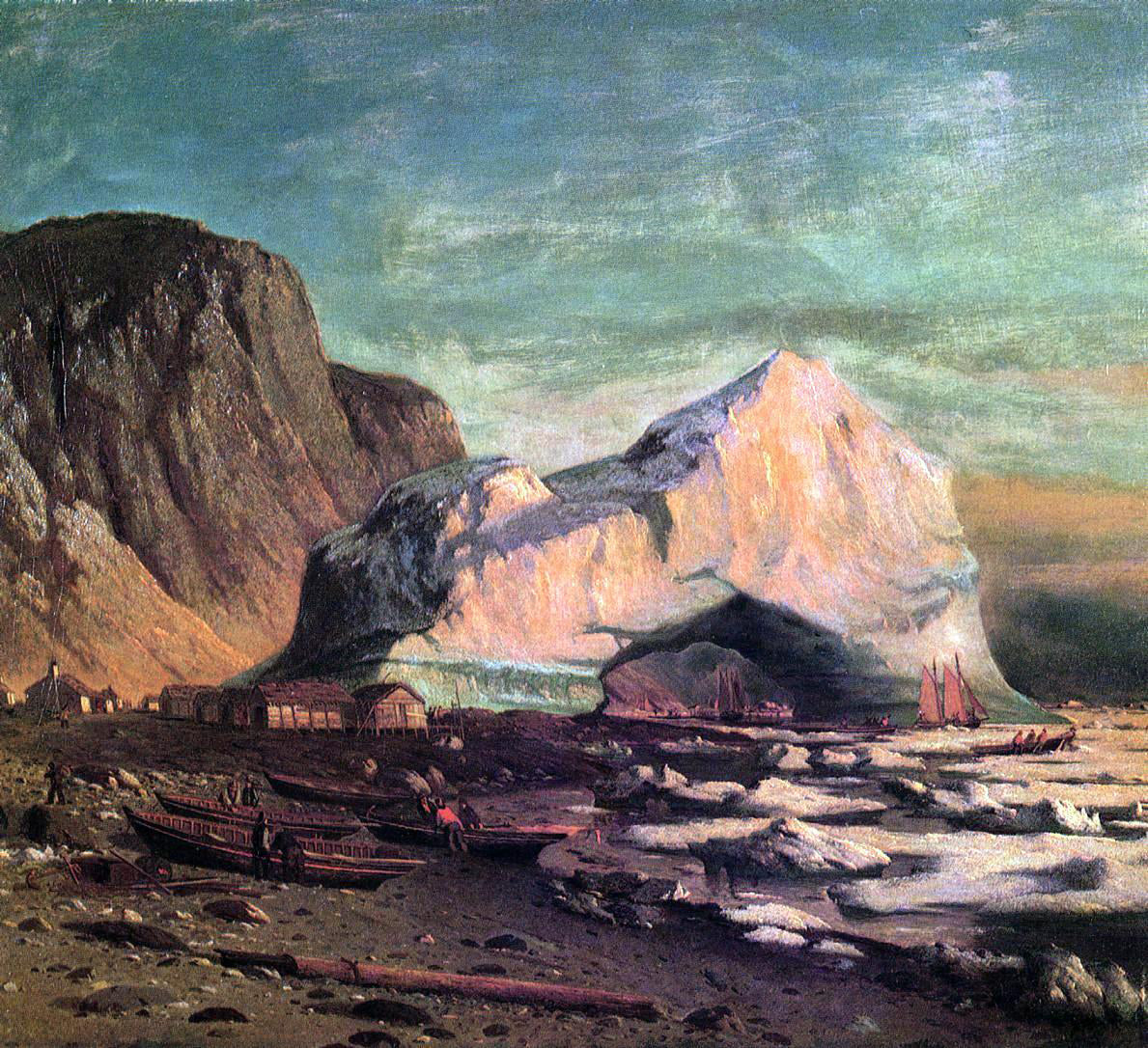 William Bradford The Ice Gate of Cape St. Michael - Hand Painted Oil Painting