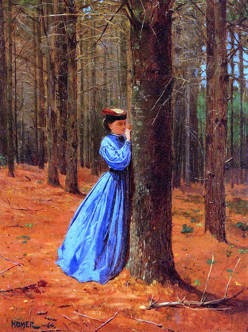 Winslow Homer The Initials - Hand Painted Oil Painting