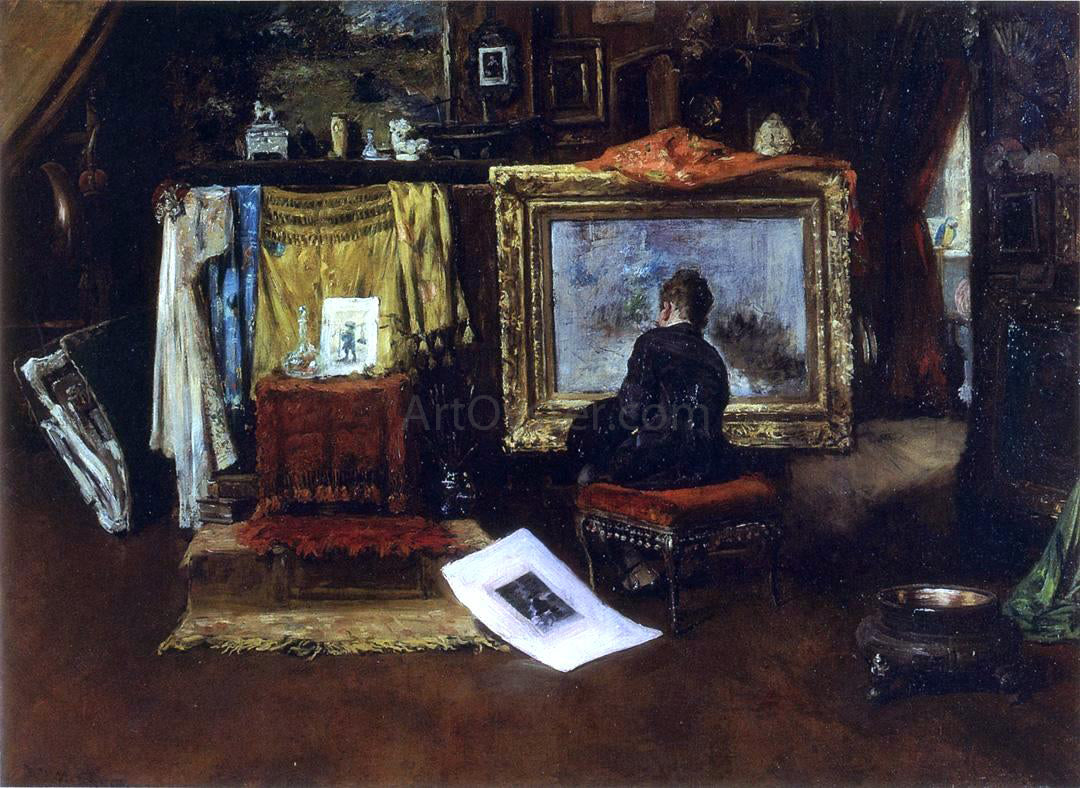William Merritt Chase The Inner Studio, Tenth Street - Hand Painted Oil Painting