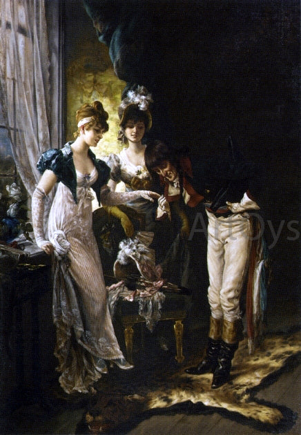 Karl Gampenrieder The Introduction - Hand Painted Oil Painting