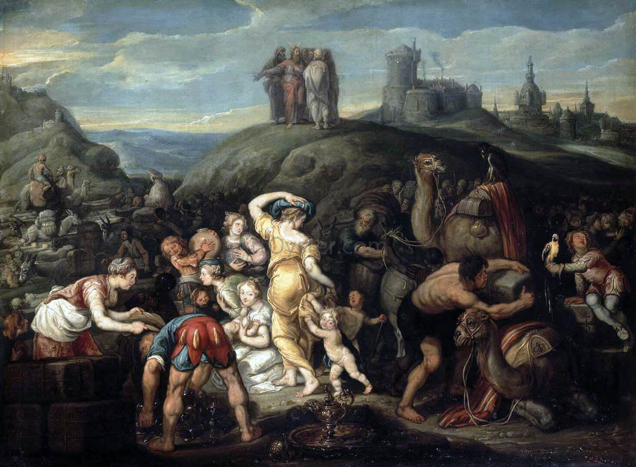 Simon De Vos The Israelites after Crossing the Red Sea - Hand Painted Oil Painting