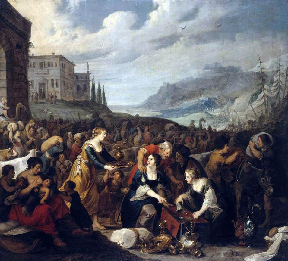III Hans Jordaens The Israelites after Crossing the Red Sea - Hand Painted Oil Painting
